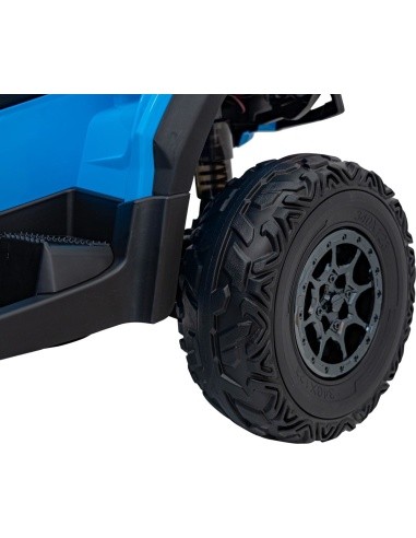 Keturratis Can Am Outlander ATV su nuotoliniu valdymu, mėlynas