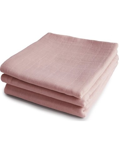 Muslino šluostės Mushie Blush, 3vnt.
