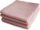 Muslin Cloths Mushie Blush, 3-Pack