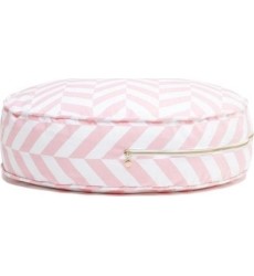 Ottoman Beanbag Wigiwama Pink Herringbone