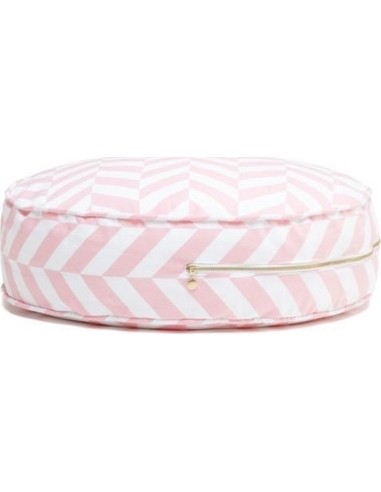 Vaikiškas pufas Wigiwama Pink Herringbone