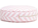 Ottoman Beanbag Wigiwama Pink Herringbone