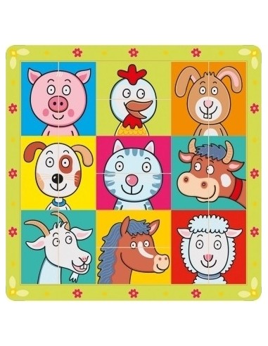 Wooden puzzle, Animals, 18 months+