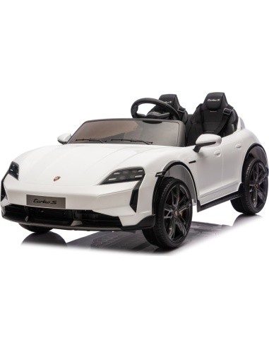 Vehicle Porsche Taycan Turbo S White