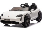 Elektromobilis vaikams Porsche Taycan Turbo S, baltas