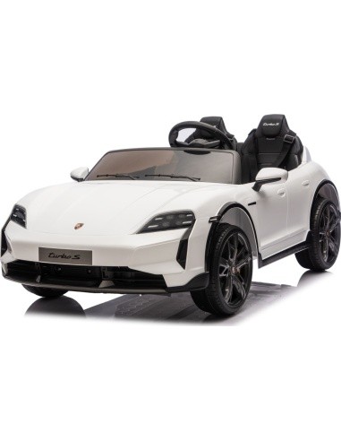 Vehicle Porsche Taycan Turbo S White