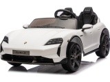 Elektromobilis vaikams Porsche Taycan Turbo S, baltas