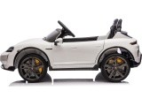 Elektromobilis vaikams Porsche Taycan Turbo S, baltas