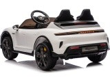 Elektromobilis vaikams Porsche Taycan Turbo S, baltas