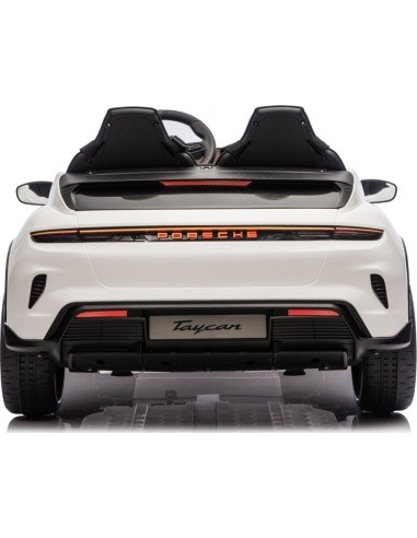 Elektromobilis vaikams Porsche Taycan Turbo S, baltas