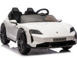 Elektromobilis vaikams Porsche Taycan Turbo S, baltas