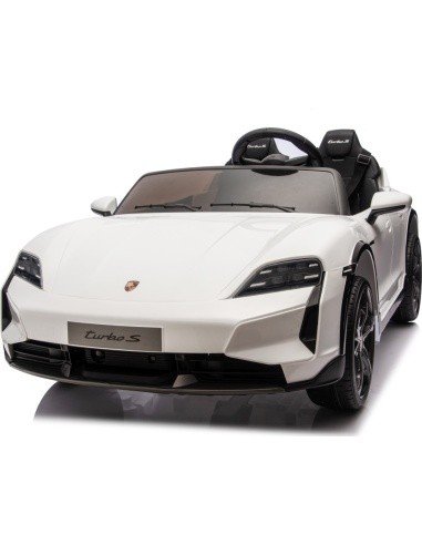 Vehicle Porsche Taycan Turbo S White