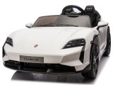 Elektromobilis vaikams Porsche Taycan Turbo S, baltas