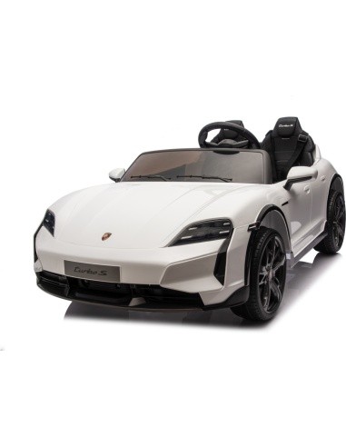 Vehicle Porsche Taycan Turbo S White
