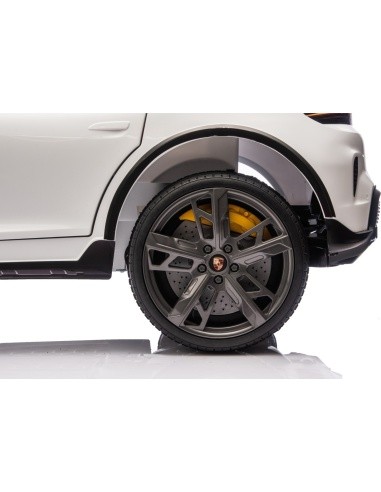 Vehicle Porsche Taycan Turbo S White
