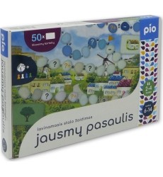 Educational tabletop game JAUSMŲ PASAULIS, 6+