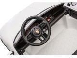 Elektromobilis vaikams Porsche Taycan Turbo S, baltas