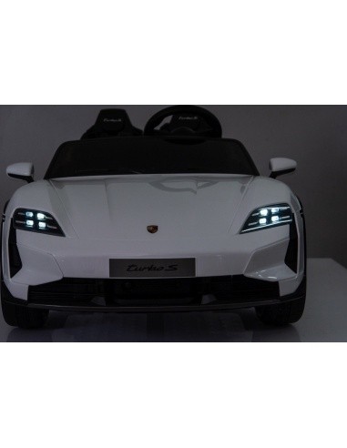 Vehicle Porsche Taycan Turbo S White