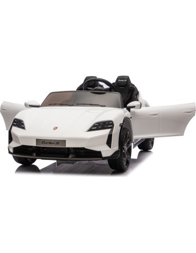 Vehicle Porsche Taycan Turbo S White