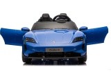 Elektromobilis Porsche Taycan Turbo S mėlynas