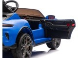 Elektromobilis Porsche Taycan Turbo S mėlynas