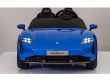 Elektromobilis Porsche Taycan Turbo S mėlynas