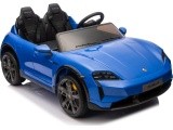 Elektromobilis Porsche Taycan Turbo S mėlynas