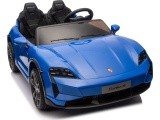 Elektromobilis Porsche Taycan Turbo S mėlynas
