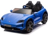 Elektromobilis Porsche Taycan Turbo S mėlynas