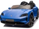 Elektromobilis Porsche Taycan Turbo S mėlynas