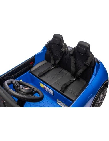 Elektromobilis Porsche Taycan Turbo S mėlynas