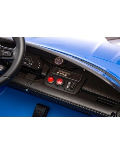 Elektromobilis Porsche Taycan Turbo S mėlynas
