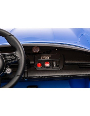 Elektromobilis Porsche Taycan Turbo S mėlynas