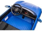 Elektromobilis Porsche Taycan Turbo S mėlynas