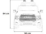 RAM 3500 Police elektromobilis, juodas
