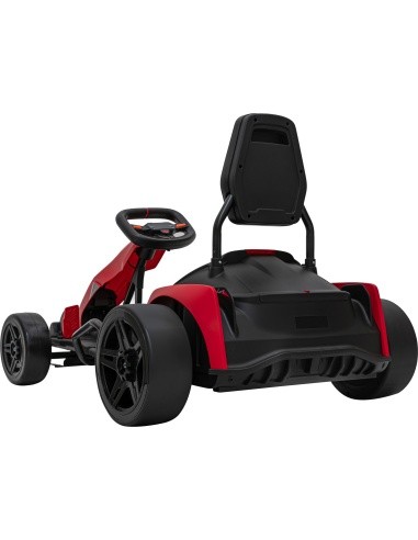 Gokartas Fast 3 Drift, raudonas