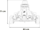 Gokart Fast 3 Drift vehicle White