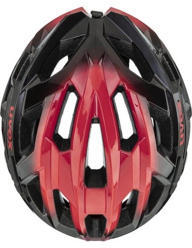 Uvex Race 7 helmet, black/red, 51-55 cm