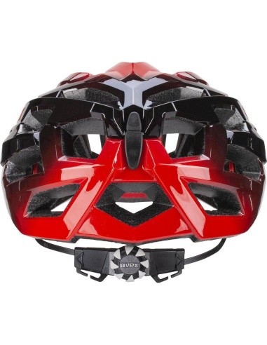 Uvex Race 7 helmet, black/red, 51-55 cm