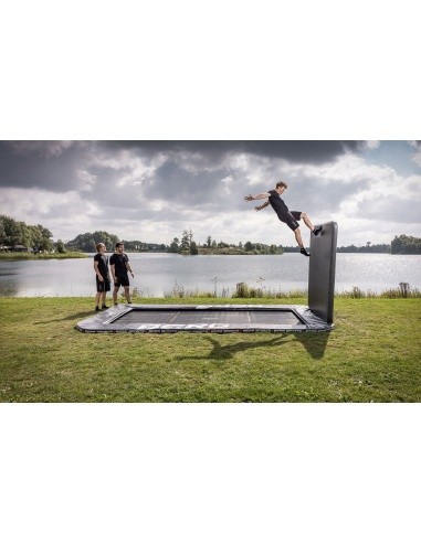 Triukinė siena batutui BERG AeroWall 2x2 BLK&GRY