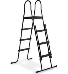 EXIT baseino kopėčios 108–122 cm rėmo aukščiui, juodos