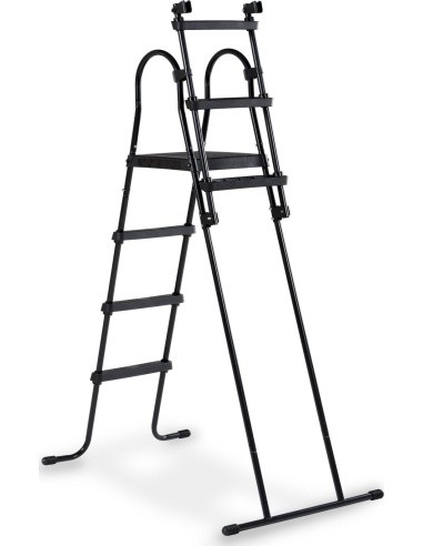 EXIT baseino kopėčios 108–122 cm rėmo aukščiui, juodos