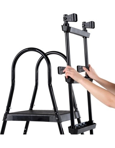 EXIT pool ladder for frame height of 108-122cm - black