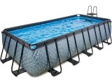 EXIT Stone baseinas 540x250x122 cm su filtravimo siurbliu, pilkas
