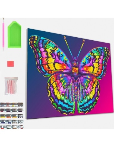 Splat Planet pixel art BUTTERFLY 30x40 cm