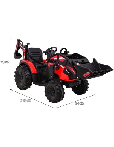 Buggy Tractor With Trailer 720-T Red