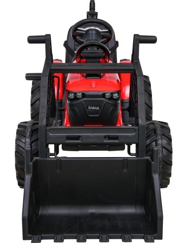 Akumuliatorinis traktorius su priekaba Buggy 720-T, raudonas