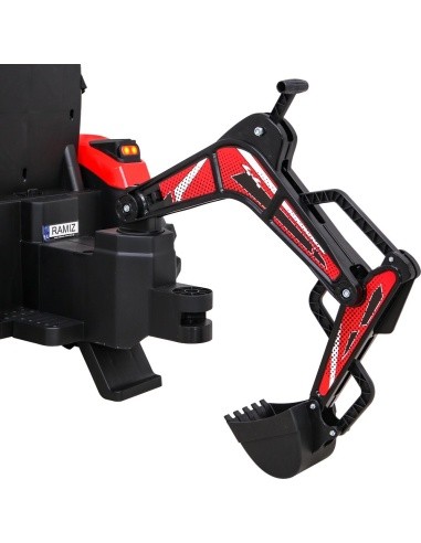 Buggy Tractor With Trailer 720-T Red