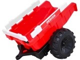 Akumuliatorinis traktorius su priekaba Buggy 720-T, raudonas