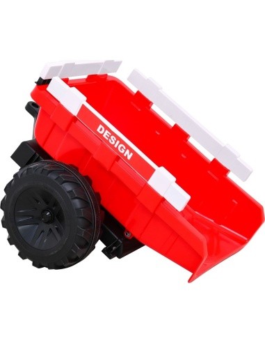 Buggy Tractor With Trailer 720-T Red
